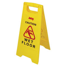 Signalschild "Wet Floor"